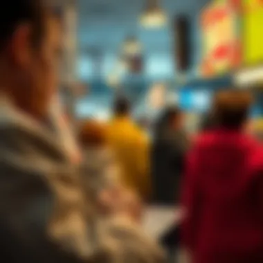 Analyzing Lottery Ticket Options A person analyzing lottery ticket options