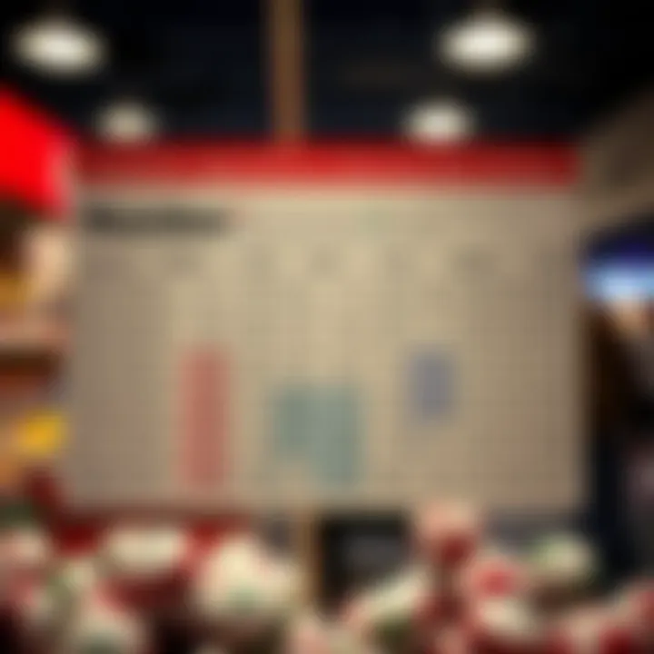 A chart comparing different approaches to selecting lottery numbers