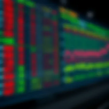 Data analysis charts showcasing number patterns in betting