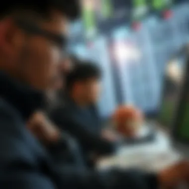 A person analyzing betting odds and strategies