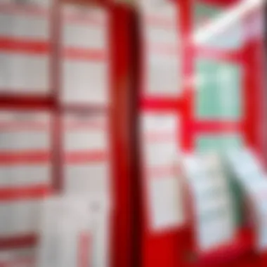An array of betting slip options displaying various odds and choices