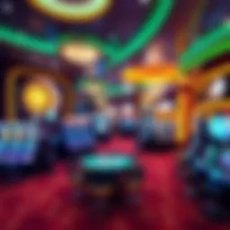 An overview of a vibrant casino floor
