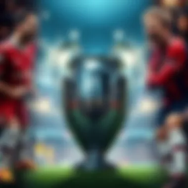 Famous Champions League Moments A collage of famous Champions League moments