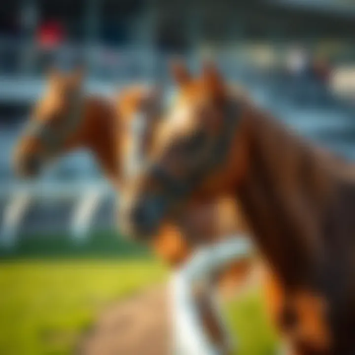 Different horse breeds used in racing