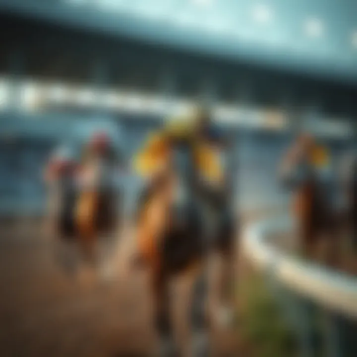 An illustration of the evolution of horse racing in South Korea