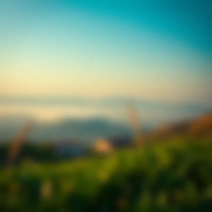 Finding Peace Through Financial Security A serene landscape reflecting the peace that comes with financial security