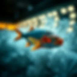 Symbolic representation of dreams about fish