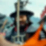 An artistic representation of the legendary figure of Gyeong Mawang in ancient Korean warfare.