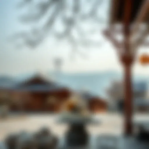 A serene landscape representing Korean holidays