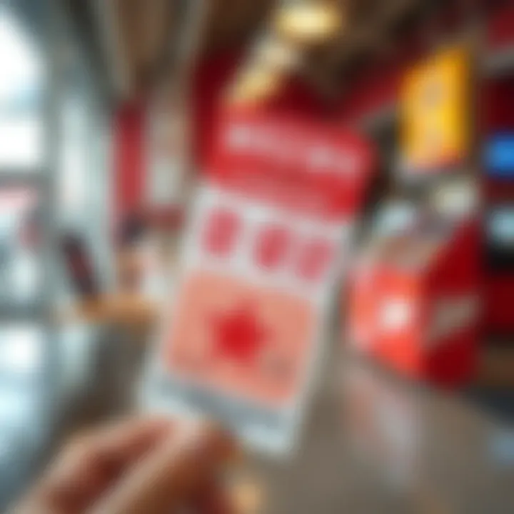 Modern lottery ticket design in Korea