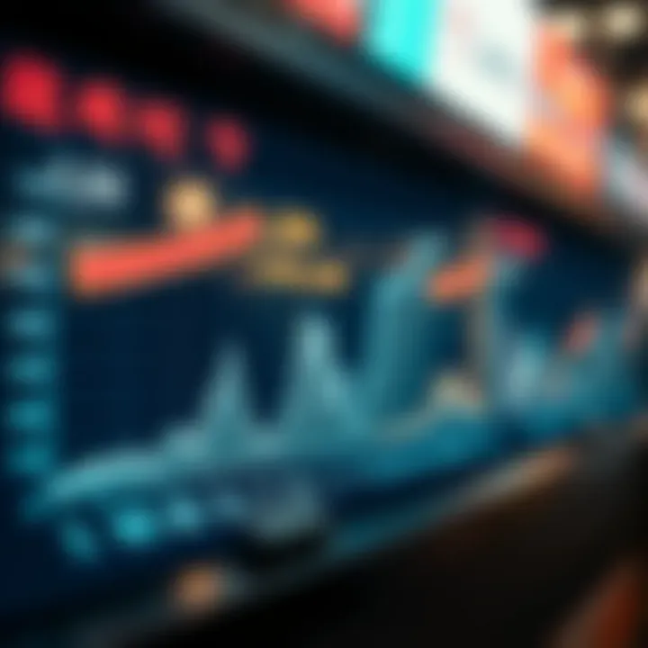 Graph showing historical data patterns of lottery draws
