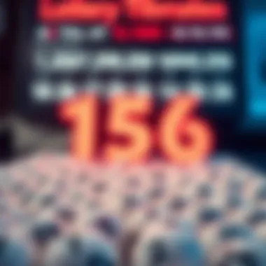 A visual representation of lottery number patterns analyzed through data