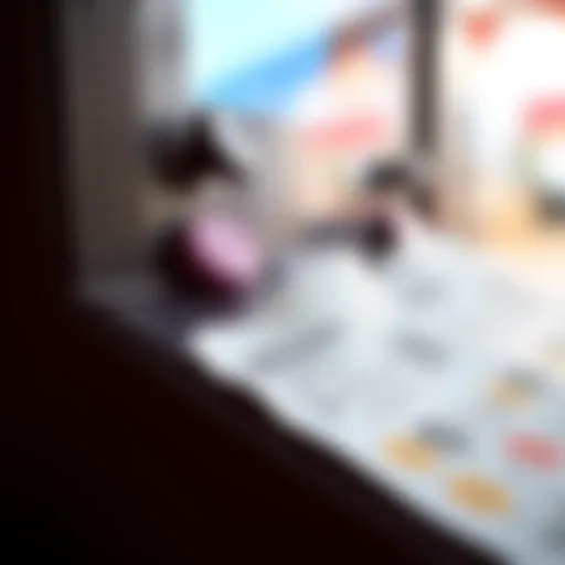 A close-up of lottery tickets and a draw machine