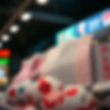 Artistic depiction of past lottery results patterns