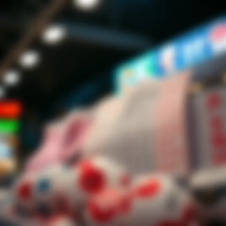 Artistic depiction of past lottery results patterns