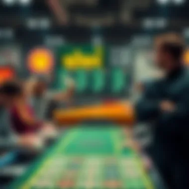 Visual representation of betting tips for lotteries