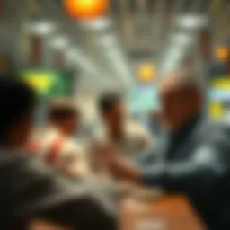 Illustration depicting the essence of lottery winnings