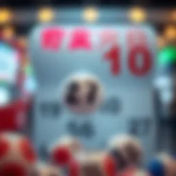 Abstract representation of lottery numbers and their significance