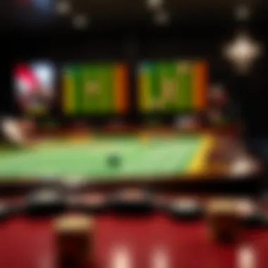 Visual representation of betting strategies and patterns