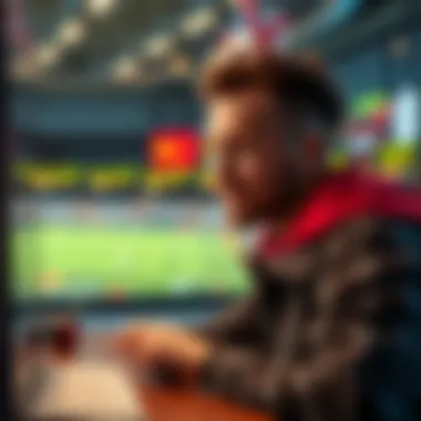 Navigating Sports Betting Sites Online sports betting interface