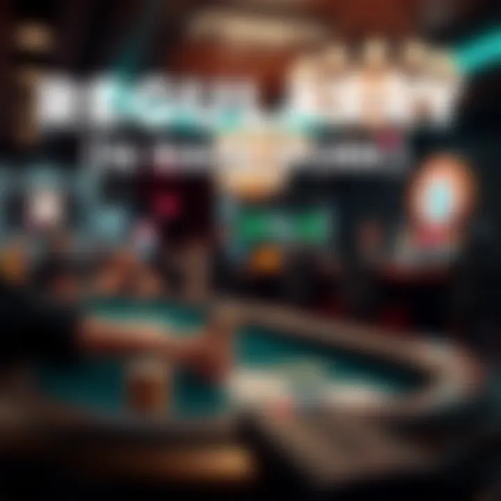 A conceptual image showcasing regulatory frameworks in gambling