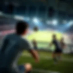 Live soccer match streaming experience