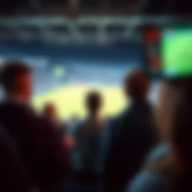 Engagement of Fans in Live Soccer Broadcasts Spectators engaging with live soccer feeds