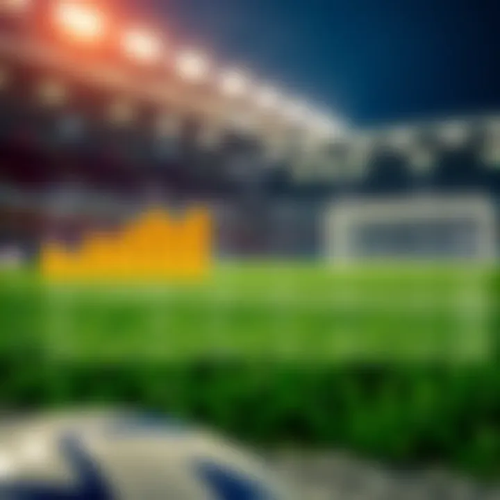 Statistics chart for today's football matches
